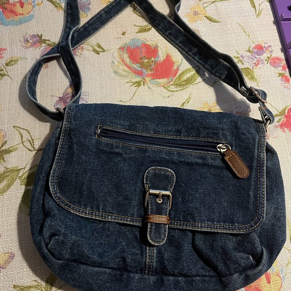 Denim Crossbody Bag
